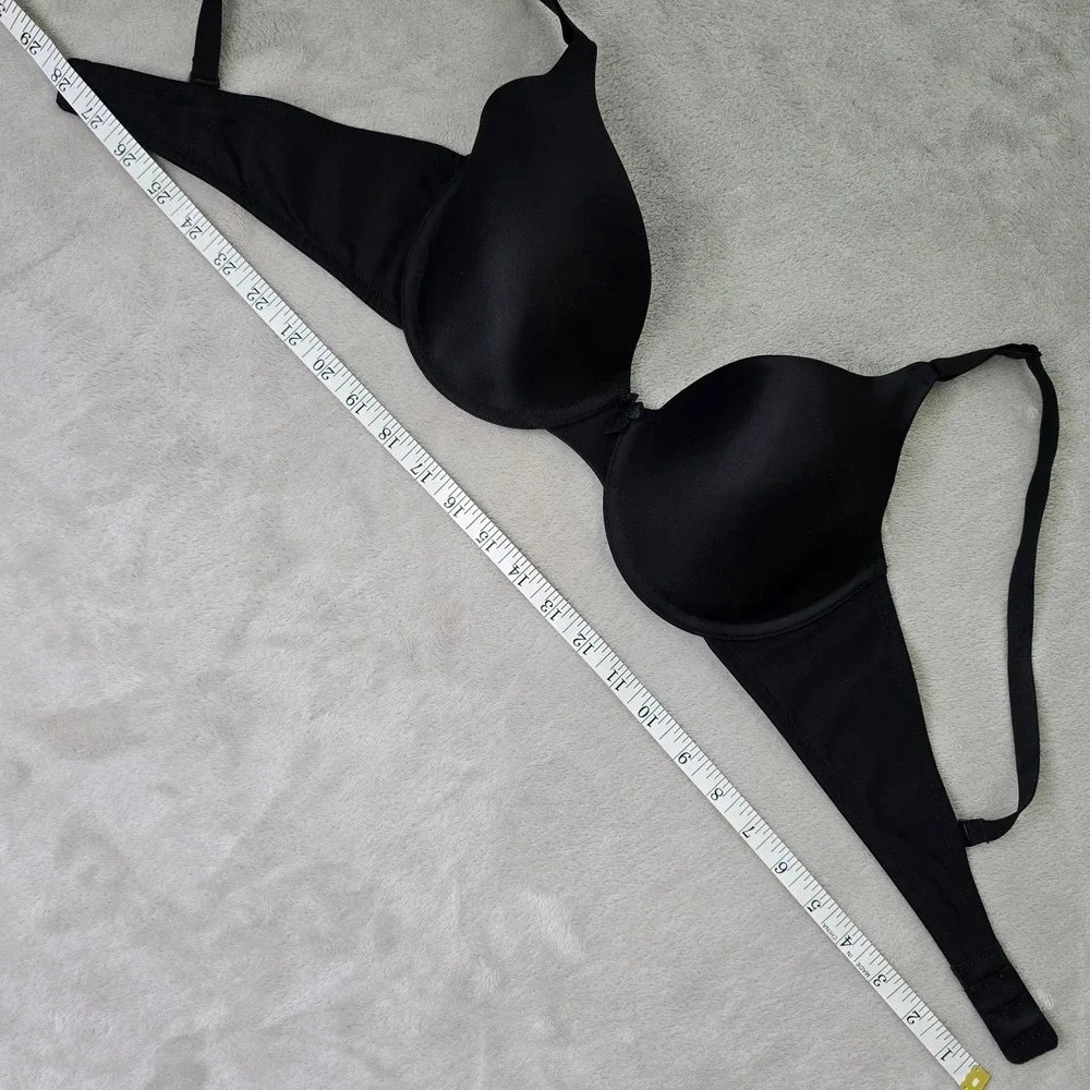 Classic Maidenform Womens 38D Black Underwire‎ T-Shirt Bra Size Smooth Comfort